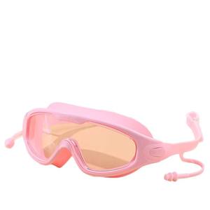 Qilang Childrens <b>Large</b> <b>Frame</b> Swimming Goggles Waterproof Anti Fog With Earplugs For Kids Swimming - Product Image 5