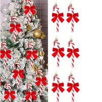 Décoration de porte de Noël transfrontalière, ornements de Noël, pendentifs clochettes pour sapin de Noël, ornements européens