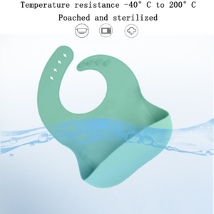 Bavoir bébé en silicone imperméable et doux, couleur personnalisée, tablier repas pour tout-petits et enfants, design 059, logo personnalisé, vente en gros - Product Image 4