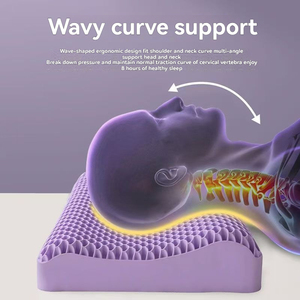 Almohada TPE sin Presión para Uso Doméstico, Lavable, Cómoda, Soporte para la Columna Cervical, Transpirable, Anti-Sudor - Product Image 3