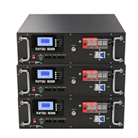 Batterie LiFePO4 à montage en rack de type split avec garantie de 10 ans, 48V/51.2V 5kWh/10kWh, communication CAN/Bluetooth/WiFi, énergie solaire domestique