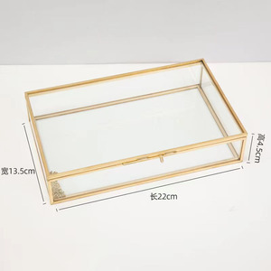 صندوق مجوهرات من 3 حجرات زجاجي مع 1.3 - Product Image 5