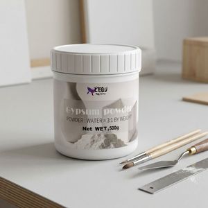 LEQU Happy And Fun – Poudre de gypse blanc en vrac 500g, plâtre de moulage haute pureté pour loisirs créatifs et fournitures de sculpture, vente en gros - Product Image 4
