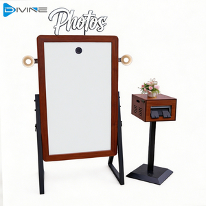 Cabina Fotografica Personalizzabile con Cornici a Tema, Logo, Cornice LED da 43 Pollici, Luci di Riempimento Soft Light, Chiosco LCD Touch, Specchio Magico - Product Image 5