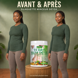 Stock disponible en vente directe d'usine : Shake Détox Minceur aux Plantes (cure de 10 jours), Riche en fibres, Brûleur de graisse - Product Image 3