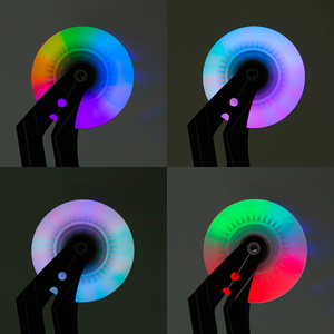 Roues de patins à roulettes professionnelles 76 80mm avec LED haute luminosité en PU pour chaussures à roulettes - Product Image 3