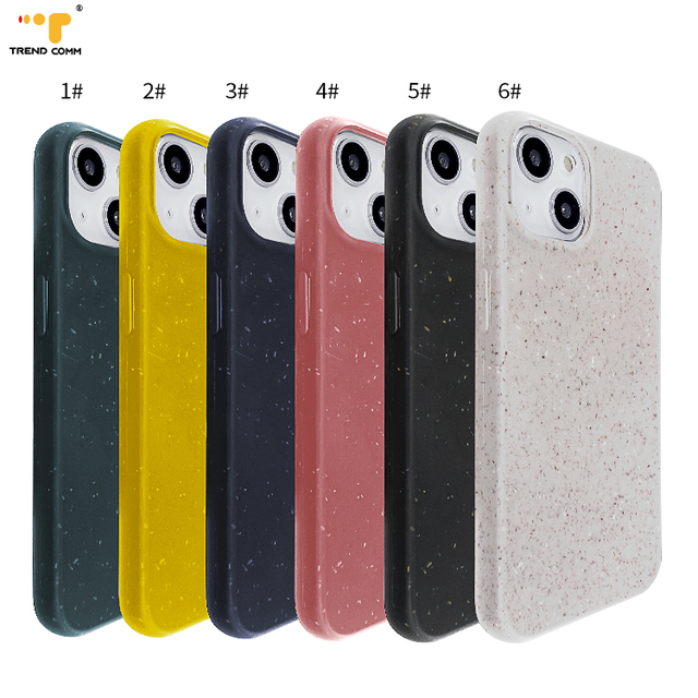 2026 New Eco-Friendly 100% Biodegradable Compostable Mobile Cover for iPhone 16 Pro Max Realme 14 Max Shockproof Phone Case