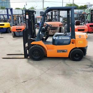 Cheap Price Used Forklifts Toyota 7F 3T Used Diesel Forklift Middle Cylinder Side Shift Manual Construction Machinery - Product Image 4