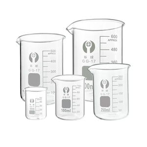 5 मिलीलीटर-10000 मिलीलीटर कम फॉर्म बीकर रसायन प्रयोगशाला बोरोसिलिकेट ग्लास बेकर। - Product Image 1