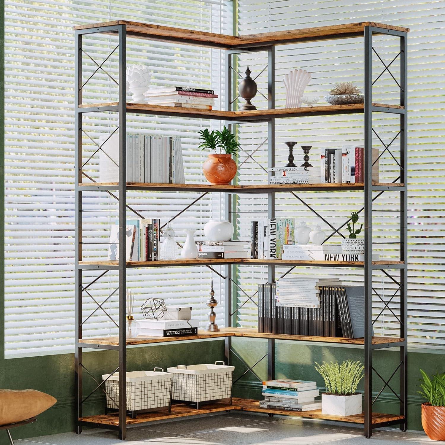 metal bookcase