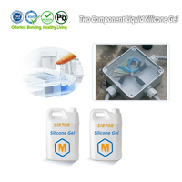 Gel élastomère en silicone souple à deux composants pour le rempotage électronique IGBT Isolation électrique Construction Transport