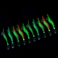 CHEERY Leurres et appâts pour calamar 12,5 cm 15g, Appât pour crevettes et seiches, Vente en gros, Leurre en bois lumineux pour calamar et crevettes, Egi Seawood