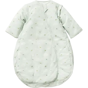 ขายส่งผ้าฝ้ายอินทรีย์ถุงนอนเด็กกระสอบฤดูหนาวที่มีแขนสำหรับทารกเกิดใหม่