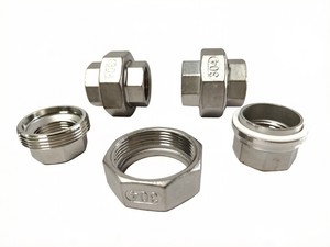 메이밍 CU 스테인리스 스틸 유니온/파이프 피팅/퀵 설치 조인트 G3/4 Oct-AF 31/45mm (파이프라인 및 장비 연결용) - Product Image 6