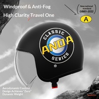 Casque de moto électrique AD, ABS, demi-casque, certifié 3C, unisexe, quatre saisons, chaud pour l'hiver, avec doublure amovible