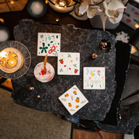 Assiette à vaisselle en céramique durable, sous-verres carrés et ronds pour boissons personnalisées