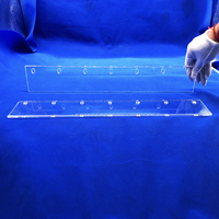Plaque de verre de quartz de silice fondue transparente personnalisée de haute pureté avec services de découpe et de soudage pour l'éclairage semi-conducteur