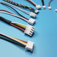 Kustom Dupont TE Molex MX Micro JST konektor XH PH SH ZH VH GH SM kawat Harness 2 3 4 5 6 7 8 9 Pin pemasangan kabel