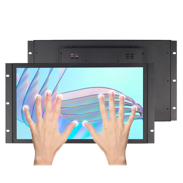 SCR 18.5 Inch Industrial Grade IPS Monitor 1000nits Touch Screen Full HD 1080p 60Hz Refresh VESA Mount Speaker Metal Frame