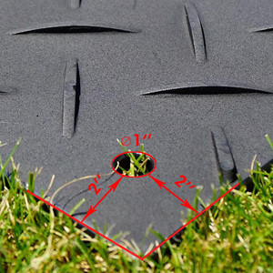 Protection du paysage: Routes d'accès temporaires Tapis de protection de pelouse avec tapis de gazon - Product Image 3