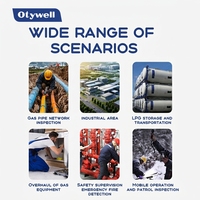 Détecteur de fuite de gaz industriel professionnel Otywell, moniteur de gaz portable à écran LCD couleur avec alarme