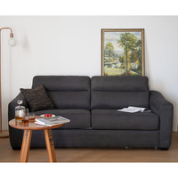 Canapé-lit pliable 2 places en tissu personnalisable moderne, mobilier de salon multifonctionnel du meilleur fournisseur