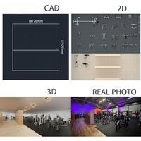 Machine Smith multifonction de haute qualité avec système de câbles réglables et rack à squats pour salle de sport