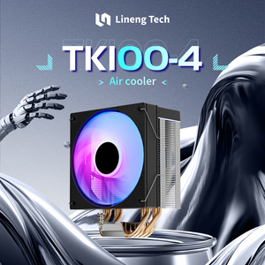 Disipador de Calor de Aluminio de Doble Torre para CPU, 4 Tubos de Calor, Ventiladores RGB PWM, 150W TDP, Alto Rendimiento, para Juegos de PC, Overclocking, Carcasa de Ordenador, 4 Pines - Product Image 4