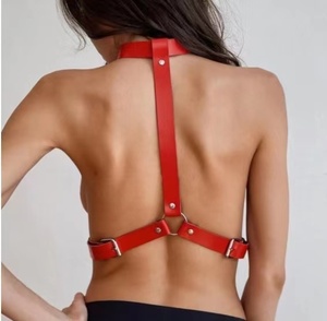 Femmes Sexy PU Leather Harness Lingerie Bdsm Harajuku Body Stockings Jarretière Fetish Erotic Rave Sword Belts Gothic Clothes - Product Image 2