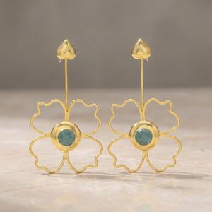 Boucles d'oreilles classiques pour enfants en acier inoxydable avec imitation de perles, faites à la main, style bohème - Product Image 3