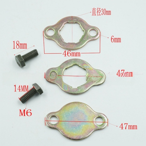 通用摩托车前链轮固定板套件 M6 螺栓适用于 428 520 530 链条小飞轮锁扣 - Product Image 2