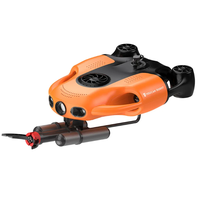 Camoro 100M BW Space Pro Max Drone sous-marin avec bras manipulateur, caméra 4K, télécommande, robot sous-marin, autonomie de 3 heures, professionnel