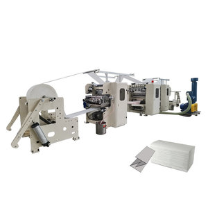 Machine automatique XINYUN à bon prix pour la fabrication <span class=keywords><strong>de</strong></span> serviettes en papier pliées en V et <span class=keywords><strong>de</strong></span> mouchoirs, 380V, 80-110m/min, à vendre - Product Image 1