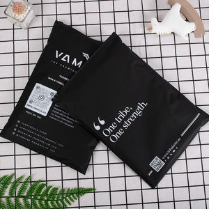 Sous-vêtements imprimés personnalisés emballage de vêtements Ziplock à fermeture éclair givré mat sacs à fermeture éclair en plastique avec logo - Product Image 5