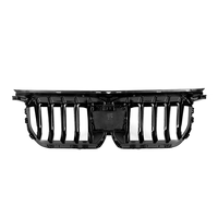 Calandre avant à lamelles simples noir brillant pour BMW X1 U11 U12 2023+ en ABS, vente en gros