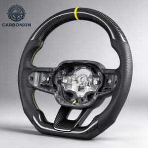 Maßgefertigtes Geschmiedetes Leder-Karbon-Sportlenkrad mit LED für C40 XC40 Polestar 2 Recharge V60 C30 S40 Xc60 S60r S60 Xc90 - Product Image 4