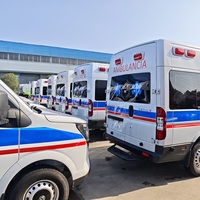 Vehículo de Emergencia Móvil Dongfeng 4x4 Nuevo Diésel para Ambulancia en Venta en Dubái, Equipo Médico de Presión Negativa, Emisión Euro 3