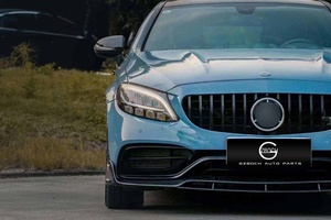 Genuino kits de cuerpo para <span class=keywords><strong>2013</strong></span>-2021 <span class=keywords><strong>Benz</strong></span> W205 Clase C C200L <span class=keywords><strong>C220</strong></span> C240 C250 C280 C300 actualización C63 amg de parachoques del coche capó guardabarros - Product Image 3