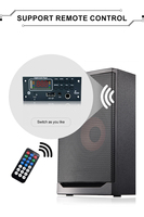 Nouveau produit - Lecteur MP3 TF USB FM MIC AUX - Module de décodage 5V 12V - Carte décodeur pour carte mère de haut-parleur