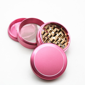 Nuevo Molinillo Magnético de Hierbas Secas de Aleación de Aluminio de 63 mm, de Alta Calidad, con Logotipo Personalizado, Color Puro, Forma Única, para Moler - Product Image 6