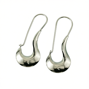 Orecchini Pendenti Classici in Lega per Donna Uomo Unisex, Gioielli alla Moda Color Oro, Orecchini Statement dal Design Elegante - Product Image 1