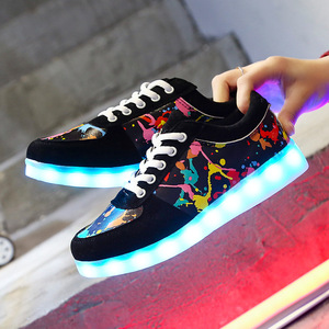 Zapatillas Deportivas con Luces LED y Cargador USB, Transpirables, con Aumento de Altura, para Niños y Niñas, Zapatos de Marca para Mujer de Lujo - Product Image 6