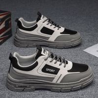 Chaussures décontractées pour hommes respirantes en cuir, coupe basse, style utilitaire, nouvelle tendance printemps, haute qualité