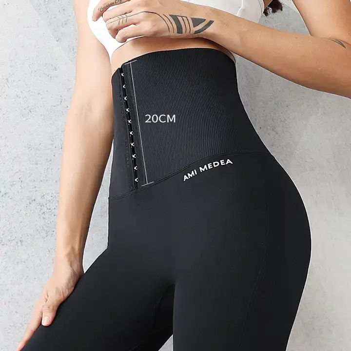 vente en gros de haute qualité femmes perte de poids fitness sauna  vêtements pour perdre du poids, abdomen en plastique taille pantalon,  pantalon de yoga serré