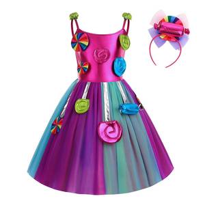 Nouvelle arrivée : robe de princesse d'Halloween avec bandeau à bonbons et costume de sucette pour les filles - Product Image 1