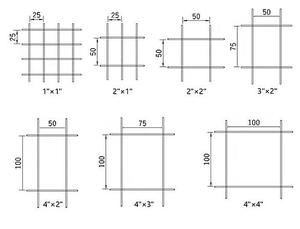 75*75mm 50*50mm 사각 구멍 벤딩 공장 가격 아연 도금 강철 용접 와이어 메쉬 패널 (보강 와이어 포함) 울타리용 - Product Image 2