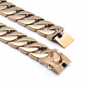 Cadena de perro personalizada, <span class=keywords><strong>collar</strong></span> de perro grande, eslabones cubanos, 316 - Product Image 3