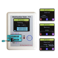 LCR-TC1 1.8 Inci Layar LCD TFT Multi-Meter Transistor Tester Diode Triode Resistor Pengukur Uji ESR LCR NPN PNP