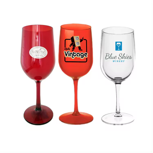 Nouveauté Flûtes à champagne en plastique de couleur blanche, noire et bleue de 16 oz et 18 oz pour Noël, Thanksgiving pour les barons de - Product Image 1