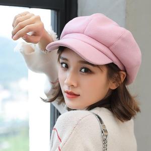 Casquette Newsboy Classique pour <span class=keywords><strong>Femme</strong></span>, Chapeau Octogonal Rétro Britannique, Béret Chaud Automne Hiver, Casquette de <span class=keywords><strong>Peintre</strong></span> Style Français, Chapeau d'<span class=keywords><strong>Artiste</strong></span> Vintage - Product Image 3